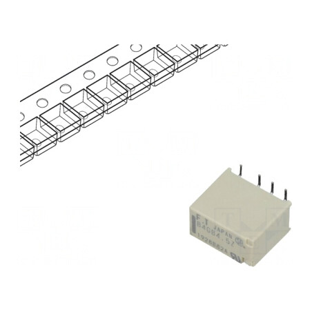 Releu Electromagnetic DPDT 4.5VDC 2A 125VAC | Electronic-mag.ro | Componente Electronice