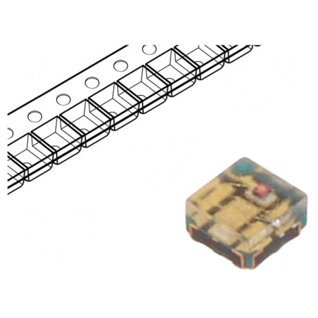 LED RGB SMD 0404 1,05x1,05mm | Electronic-mag.ro | Componente Electronice