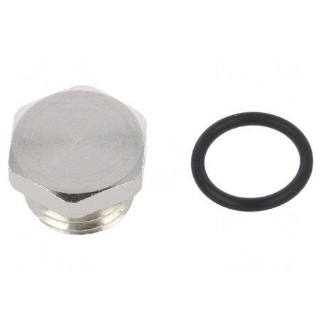 Capac de Protecție IP68 Alamă Nichelată | Electronic-mag.ro | Componente Electronice