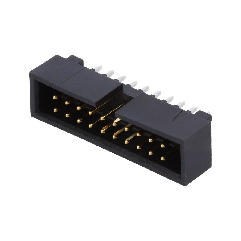 Soclu Şiruri Pini 2,54mm 20 PIN THT Aurit Drept | Electronic-mag.ro | Componente Electronice