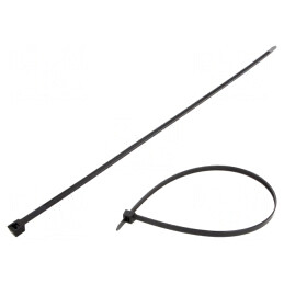 Colier de strângere negru 530mm x 8,9mm poliamidă 780N | Electronic-mag.ro | Componente Electronice