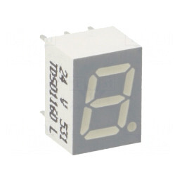 Afişaj LED 7 Segmente 7mm Portocaliu-Roşu | Electronic-mag.ro | Componente Electronice