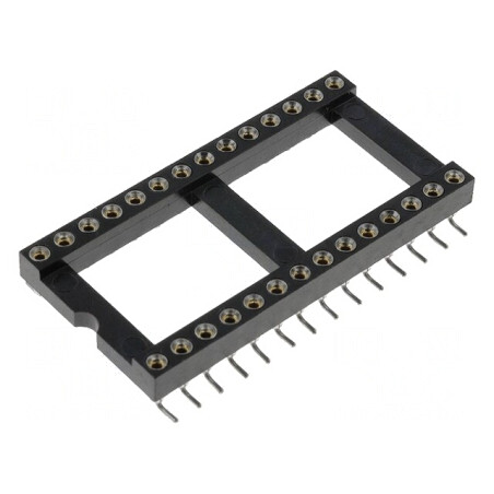 Soclu DIP28 pentru Circuite Integrate 2,54mm SMT | Electronic-mag.ro | Componente Electronice
