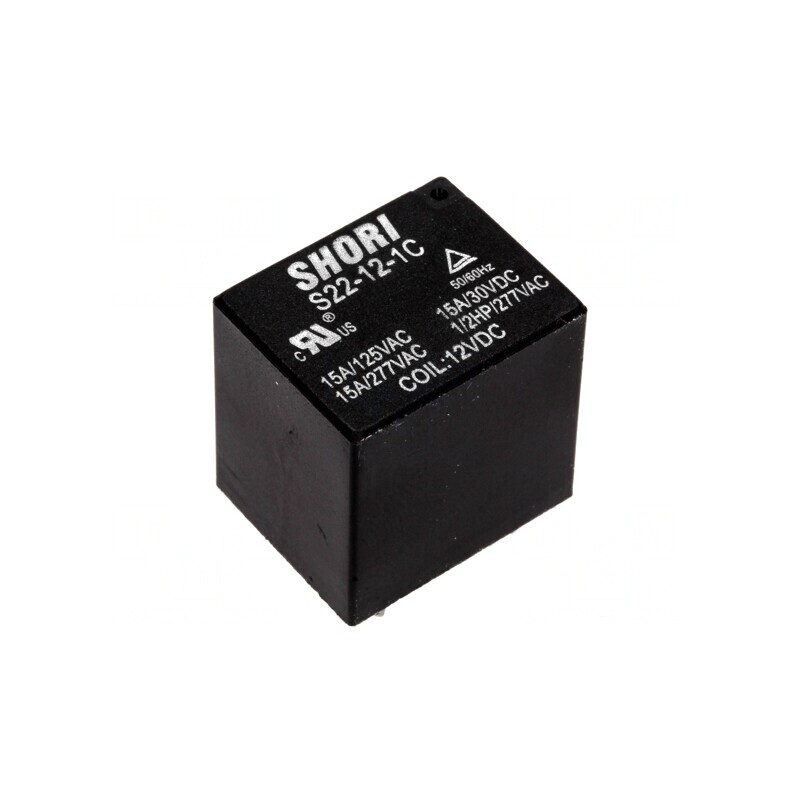 Releu Electromagnetic SPDT 12VDC 16A | Electronic-mag.ro | Componente Electronice