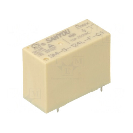 Releu Electromagnetic SPDT 24VDC 12A | Electronic-mag.ro | Componente Electronice