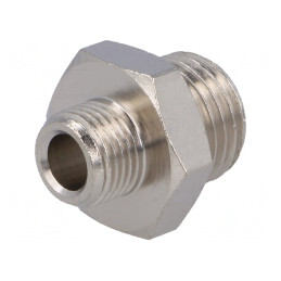 Niplu Reducţie Alamă Nichelată F 1/8" | Electronic-mag.ro | Componente Electronice