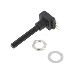Potentiometru 200Ω 200mW THT 6mm Plastic Mono Cărbune | Electronic-mag.ro | Componente Electronice