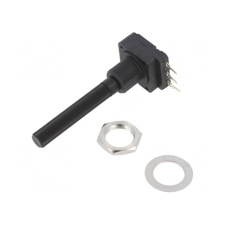 Potentiometru 200Ω 200mW THT 6mm Plastic Mono Cărbune | Electronic-mag.ro | Componente Electronice