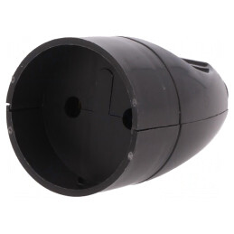 Conector Alimentare AC Mamă 2P 250V 16A Negru | Electronic-mag.ro | Componente Electronice