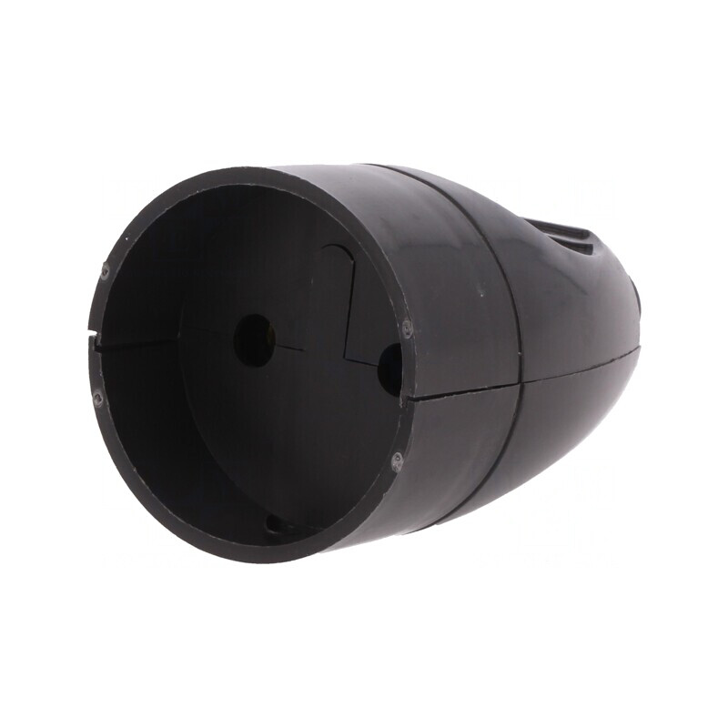 Conector Alimentare AC Mamă 2P 250V 16A Negru | Electronic-mag.ro | Componente Electronice