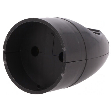Conector Alimentare AC Mamă 2P 250V 16A Negru | Electronic-mag.ro | Componente Electronice