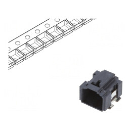 Conector cablu-placă Minitek MicroSpace 4 pini soclu tată | Electronic-mag.ro | Componente Electronice