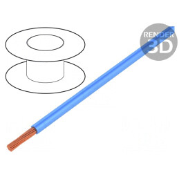 Cablu Electric 1mm2 Albastru 10m | Electronic-mag.ro | Componente Electronice