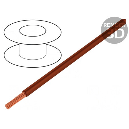 Cablu Electric PVC Maro 1mm2 10m | Electronic-mag.ro | Componente Electronice