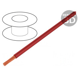 Cablu Electric 1mm2 PVC Roșu 10m