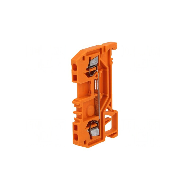 Conector Șine Portocaliu 1.5mm2 2 Borne | Electronic-mag.ro | Componente Electronice
