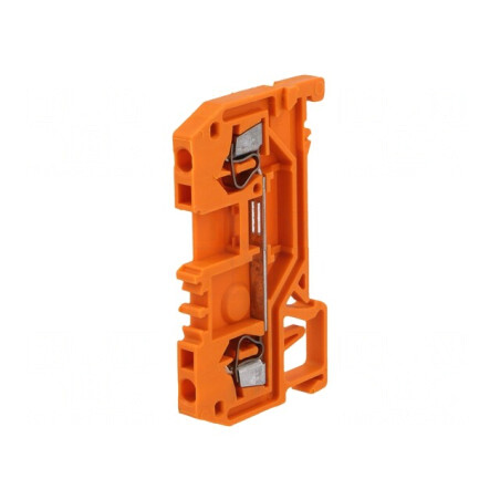Conector Șine Portocaliu 1.5mm2 2 Borne | Electronic-mag.ro | Componente Electronice