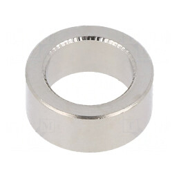 Manşon Distanţier 5mm Alamă Nichel 12mm | Electronic-mag.ro | Componente Electronice