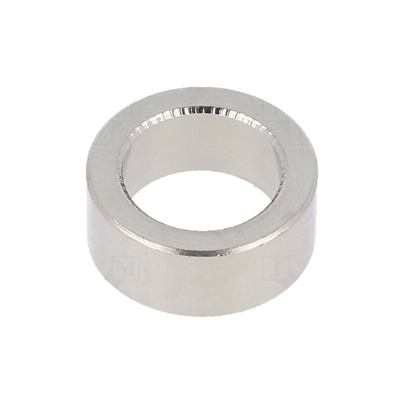 Manşon Distanţier 5mm Alamă Nichel 12mm | Electronic-mag.ro | Componente Electronice