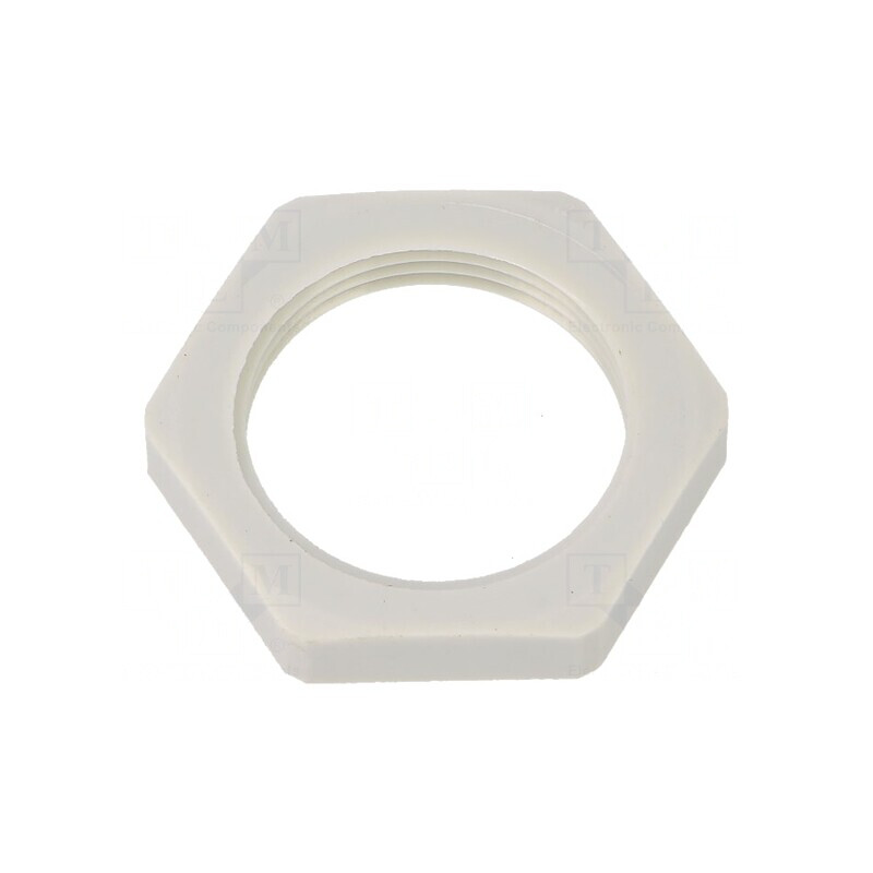Piuliţă metrică poliamidă gri 32mm PMAFIX MN | Electronic-mag.ro | Componente Electronice