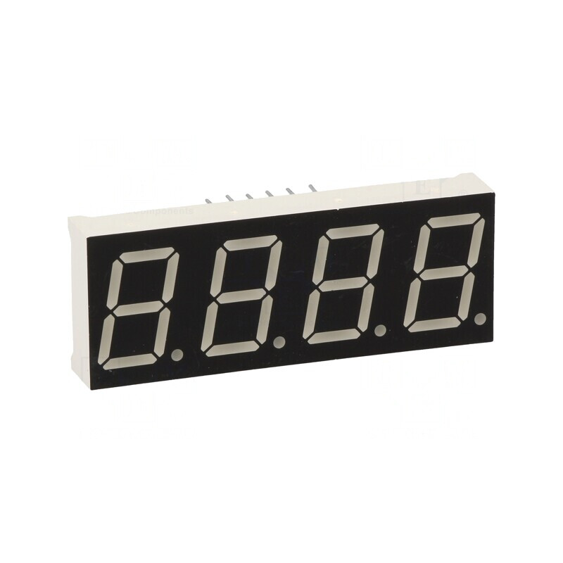 Afișaj LED cu 7 Segmente 14.22mm 4 Digiti Roșu | Electronic-mag.ro | Componente Electronice Afișaj LED cu 7 Segmente 14.22mm 4 Digiti Roșu | Electronic-mag.ro | Componente Electronice
