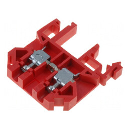 Conector Îmbinare Șine 0,5-4mm2 Roșu 6mm | Electronic-mag.ro | Componente Electronice