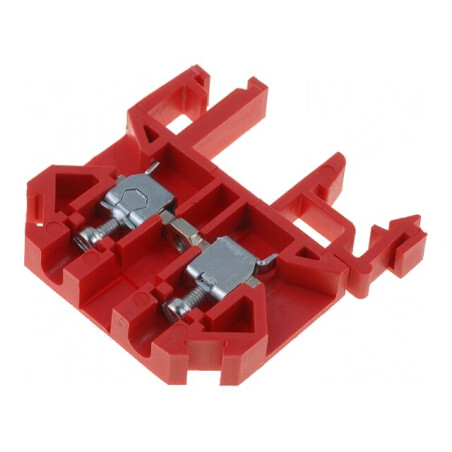 Conector Îmbinare Șine 0,5-4mm2 Roșu 6mm | Electronic-mag.ro | Componente Electronice