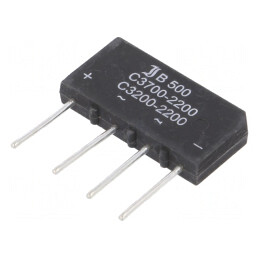 Punte Redresoare Monofazată 1kV 3,7A | Electronic-mag.ro | Componente Electronice