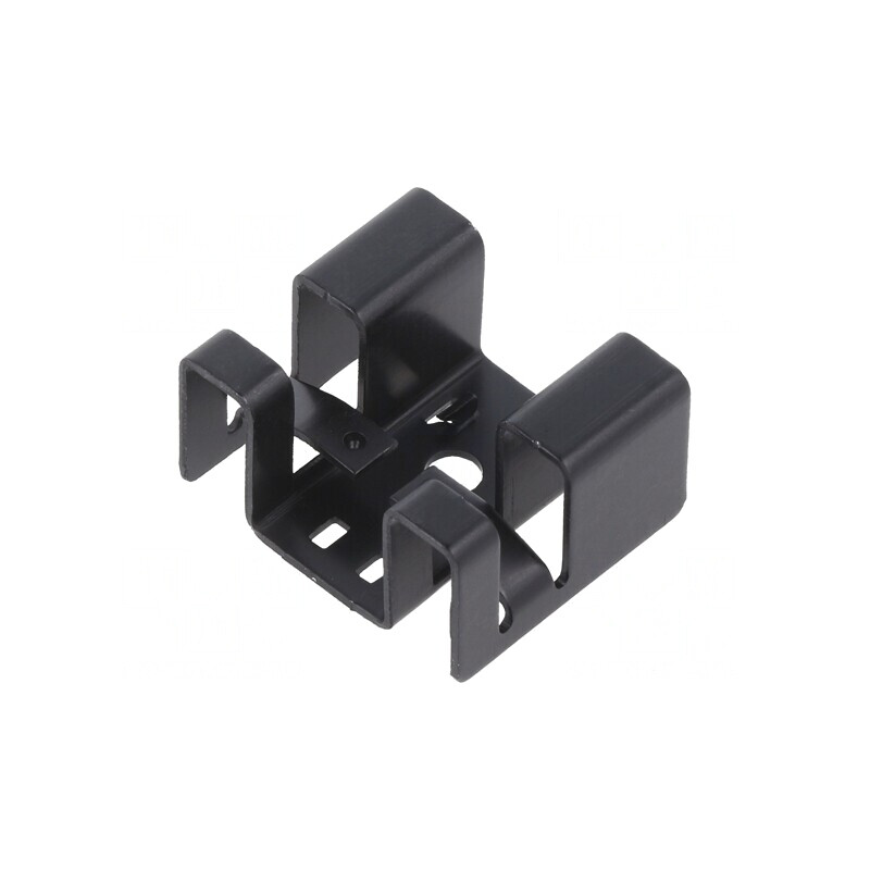 Radiator extrudat negru TO220 21.6mm x 25.4mm x 12.7mm | Electronic-mag.ro | Componente Electronice