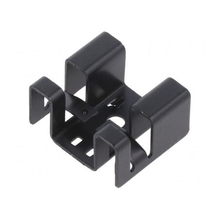 Radiator extrudat negru TO220 21.6mm x 25.4mm x 12.7mm | Electronic-mag.ro | Componente Electronice
