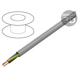 Cablu electric negru BiT 500 H 3x1mm2 300V/500V neecranat | Electronic-mag.ro | Componente Electronice