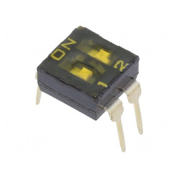 Comutator DIP-SWITCH OFF-ON 24VDC 2 Pozitii | Electronic-mag.ro | Componente Electronice