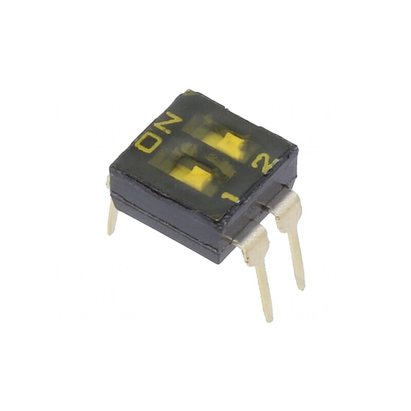 Comutator DIP-SWITCH OFF-ON 24VDC 2 Pozitii | Electronic-mag.ro | Componente Electronice