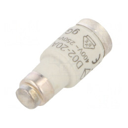 Siguranță gG 20A 400VAC 250VDC D02 | Electronic-mag.ro | Componente Electronice
