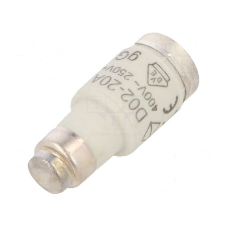 Siguranță gG 20A 400VAC 250VDC D02 | Electronic-mag.ro | Componente Electronice