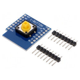 Modul Buton Digital 3.3-5V 25.8x28.1x5mm D1 Mini | Electronic-mag.ro | Componente Electronice