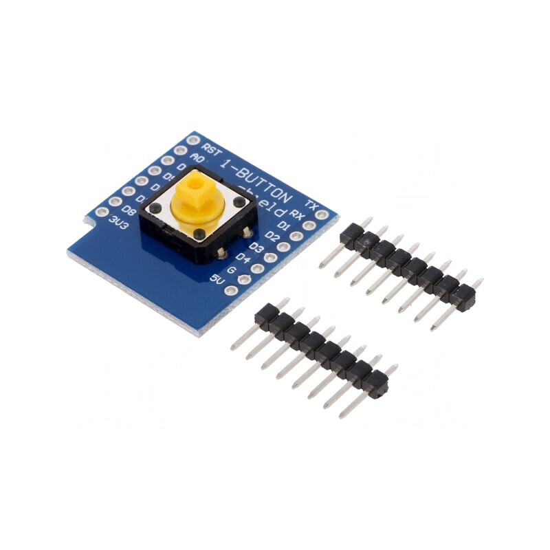 Modul Buton Digital 3.3-5V 25.8x28.1x5mm D1 Mini | Electronic-mag.ro | Componente Electronice
