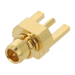 Soclu MMCX Mamă 50Ω Aurit PTFE | Electronic-mag.ro | Componente Electronice