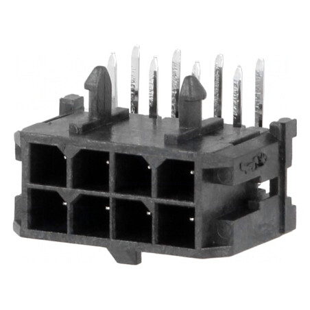 Soclu cablu-placă Micro-Fit 3.0 3mm 8 pini THT 8.5A 600V | Electronic-mag.ro | Componente Electronice