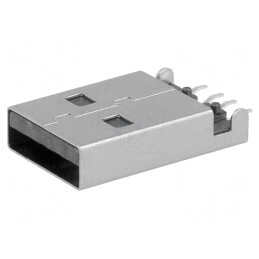 Mufă USB A Tată PCB SMT 4 Pin Orizontală USB 2.0 | Electronic-mag.ro | Componente Electronice