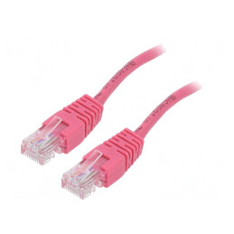 Patch Cord U/UTP Cat5e 3m Roz | Electronic-mag.ro | Componente Electronice