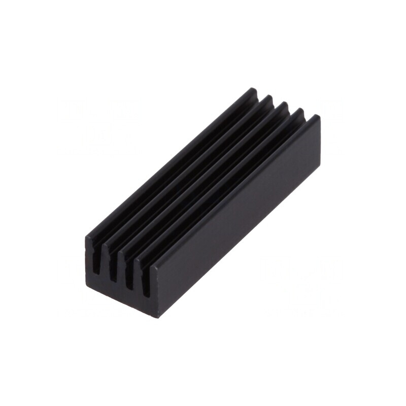 Radiator Aluminiu Extrudat Negru 26mm x 8mm x 6mm 26K/W | Electronic-mag.ro | Componente Electronice Radiator Aluminiu Extrudat Negru 26mm x 8mm x 6mm 26K/W | Electronic-mag.ro | Componente Electronice
