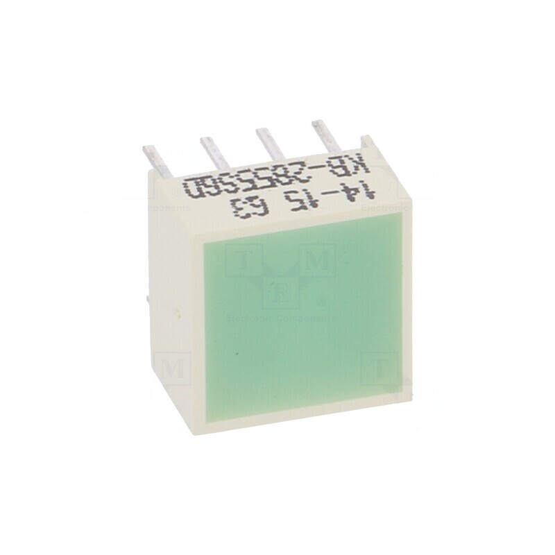 LED Afișaj Verde Difuz 568nm 20-50mcd | Electronic-mag.ro | Componente Electronice
