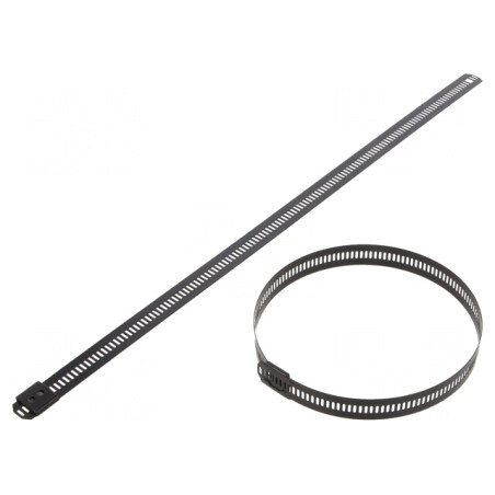 Colier de Strângere Inoxidabil 300mm x 12mm AISI 304 | Electronic-mag.ro | Componente Electronice