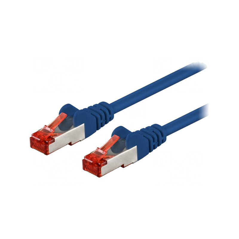 Patch Cord Albastru S/FTP Cat6 0,5m PVC 27AWG | Electronic-mag.ro | Componente Electronice Patch Cord Albastru S/FTP Cat6 0,5m PVC 27AWG | Electronic-mag.ro | Componente Electronice