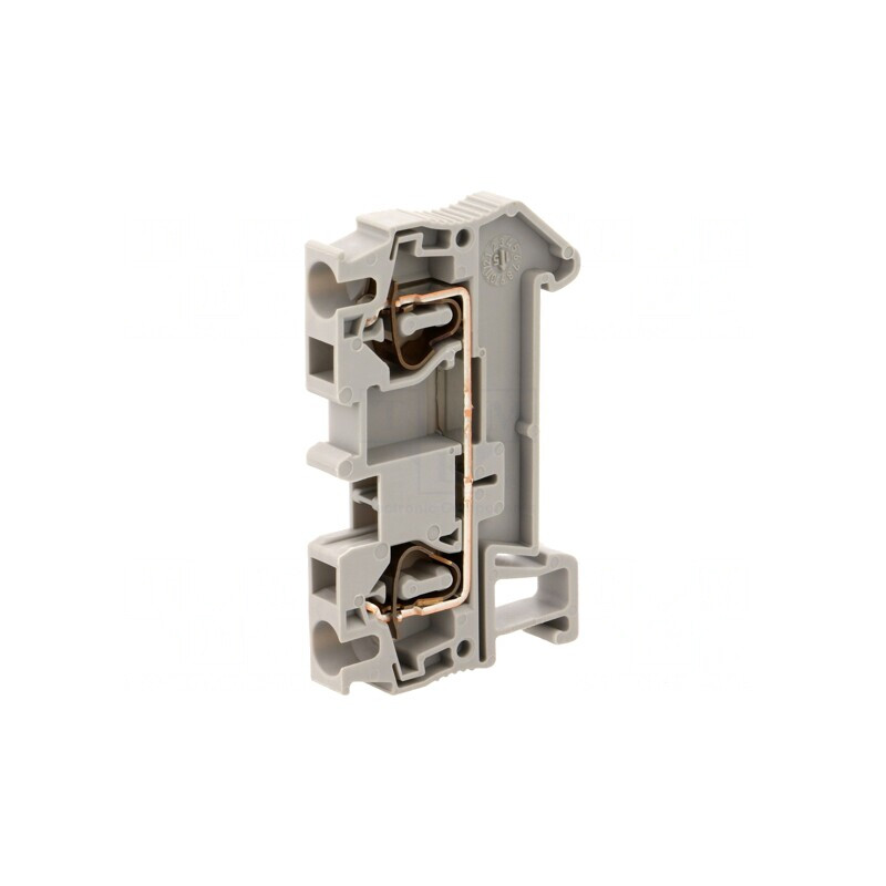 Conector de Șine 0,08-4mm2, 2 Borne, Gri | Electronic-mag.ro | Componente Electronice