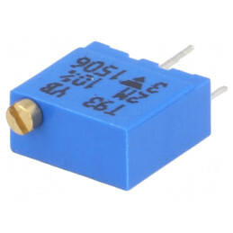 Potentiometru Multitura 2MΩ 500mW THT ±10% T93YB | Electronic-mag.ro | Componente Electronice
