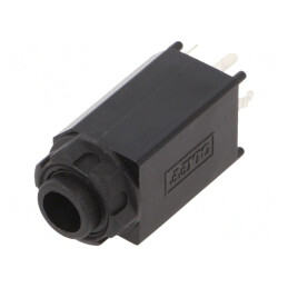 Soclu Jack 6,3mm Mamă Drept THT | Electronic-mag.ro | Componente Electronice
