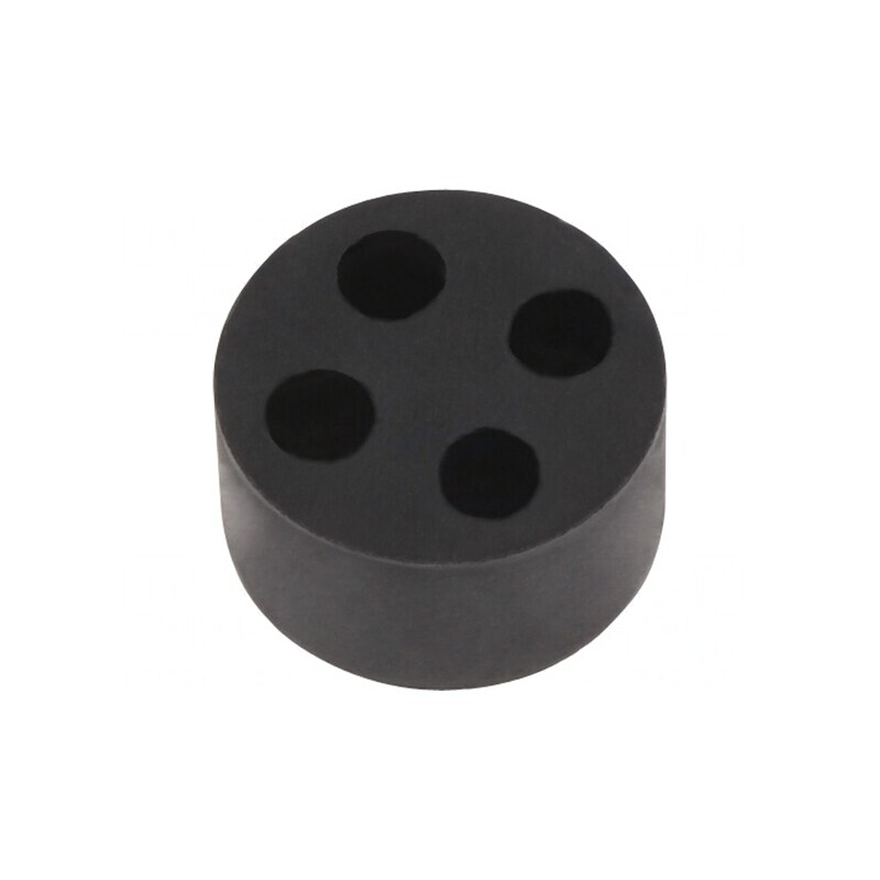Insert pentru Presetupă 5mm M25 IP68 Cauciuc NBR 4 Orificii | Electronic-mag.ro | Componente Electronice