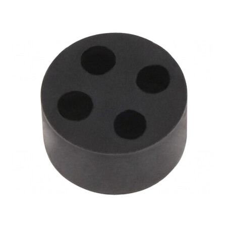 Insert pentru Presetupă 5mm M25 IP68 Cauciuc NBR 4 Orificii | Electronic-mag.ro | Componente Electronice